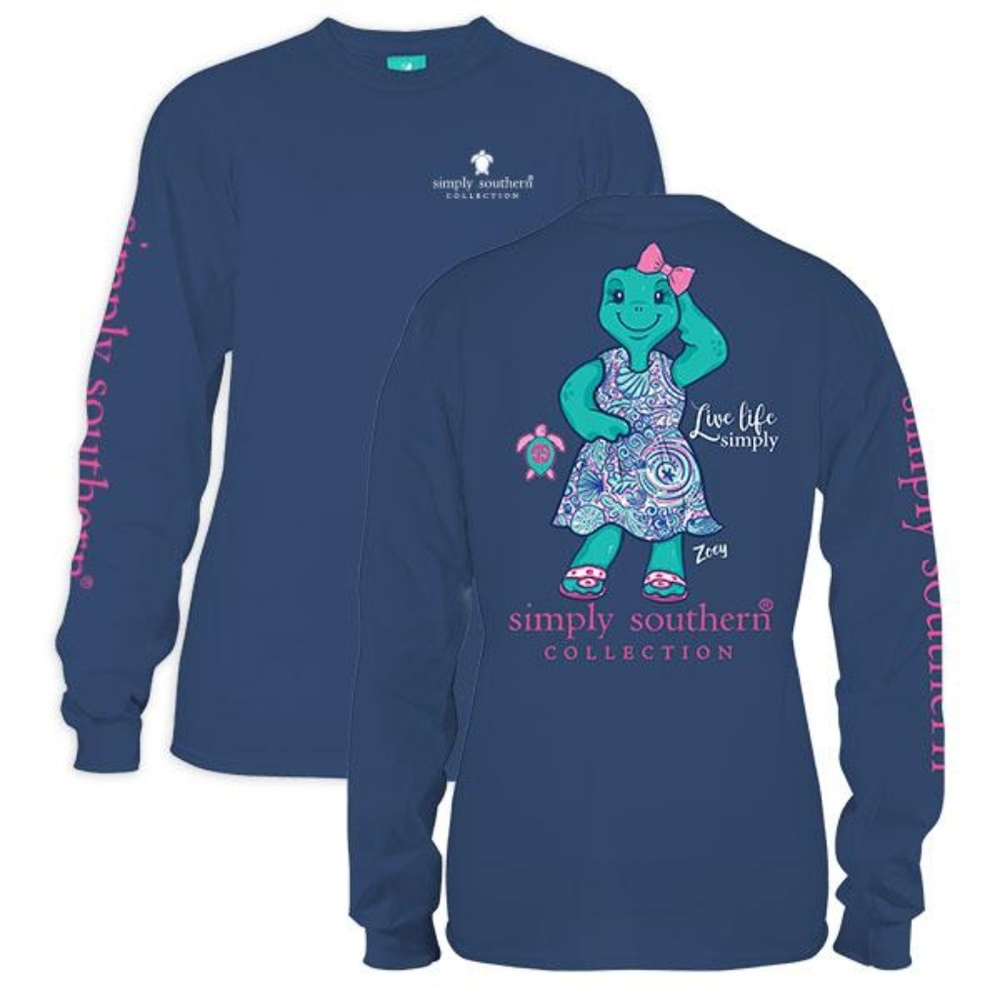 NWT Simply Southern "Zoey - Save The Turtles" - Picture 2 of 5